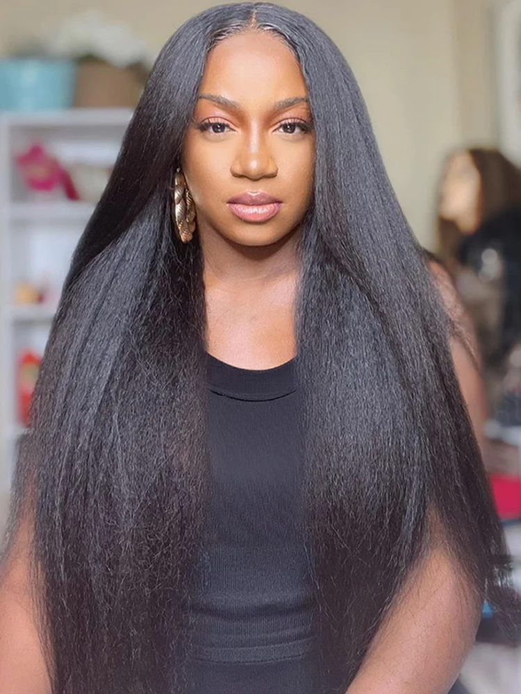 Предварительно вырезанный Yaki Straight 7x5 Готов к ношению Бесклеевые человеческие волосы Парики Kinky Straight Hd Кружевной фронтальный парик для женщин Бразильский парик 250%
Предварительно вырезанный Yaki Straight 7x5 Готов к ношению Бесклеевые человеческие волосы Парики Kinky Straight Hd Кружевной фронтальный парик для женщин Бразильский парик 250%