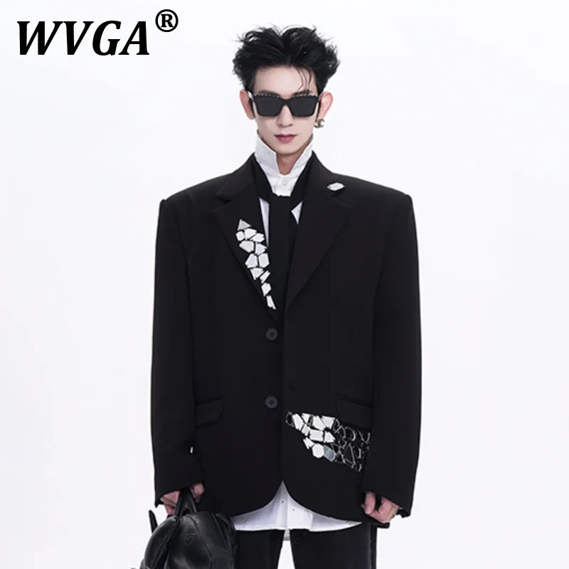 WVGA Весна Осень Новый Мужской Tide High Street Уникальный Дизайн Металлический Модный Блейзер С Длинным Рукавом Нишевый Шикарный Повседневный Костюм Куртка W10506
WVGA Весна Осень Новый Мужской Tide High Street Уникальный Дизайн Металлический Модный Блейзер С Длинным Рукавом Нишевый Шикарный Повседневный Костюм Куртка W10506