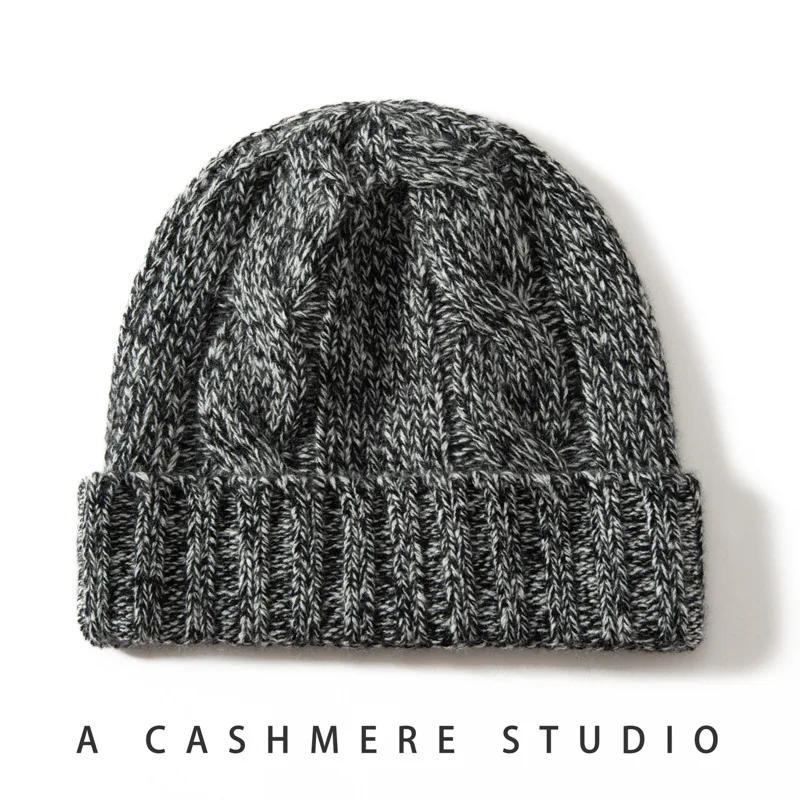 Mixed Color Warm Thick Knit Pure Cashmere Hat Winter Ear Protection Hat Cashmere Toe Cap Cold Hat Couples Caps Men Touca 4m849
Mixed Color Warm Thick Knit Pure Cashmere Hat Winter Ear Protection Hat Cashmere Toe Cap Cold Hat Couples Caps Men Touca 4m849