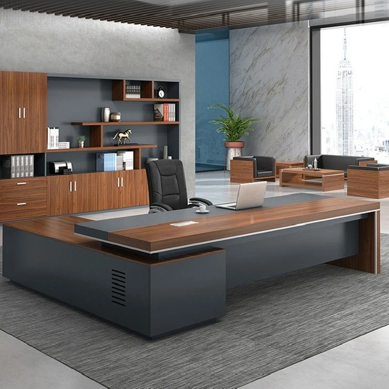 PYH boss desk office desk and chair combination simple modern president supervisor large desk office furniture
PYH boss desk office desk and chair combination simple modern president supervisor large desk office furniture