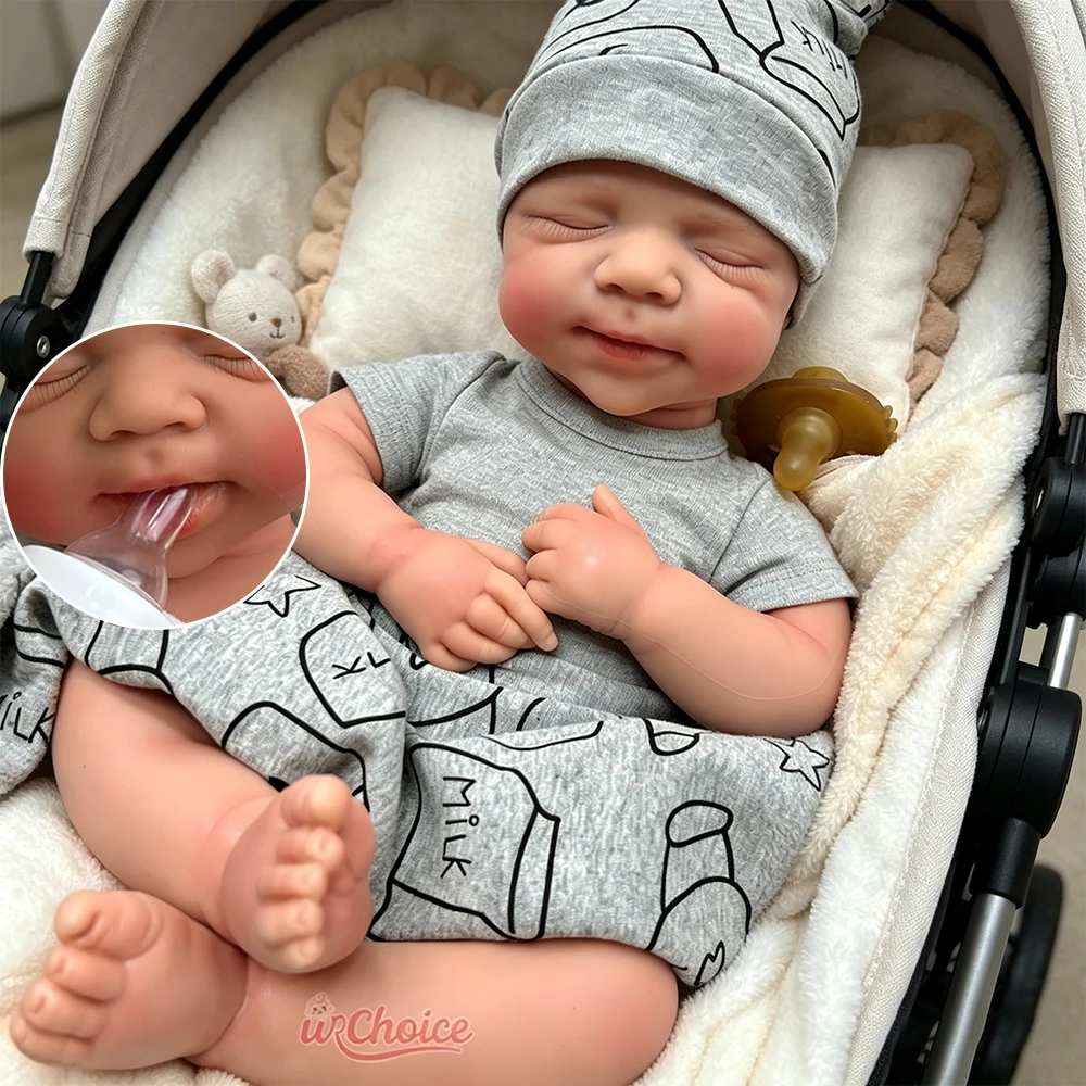 Open Mouth 50cm Pascale Full Body Silicone Reborn Doll With Painted Skin Washable Soft Touch Doll for Birthday Gift Toy
Open Mouth 50cm Pascale Full Body Silicone Reborn Doll With Painted Skin Washable Soft Touch Doll for Birthday Gift Toy