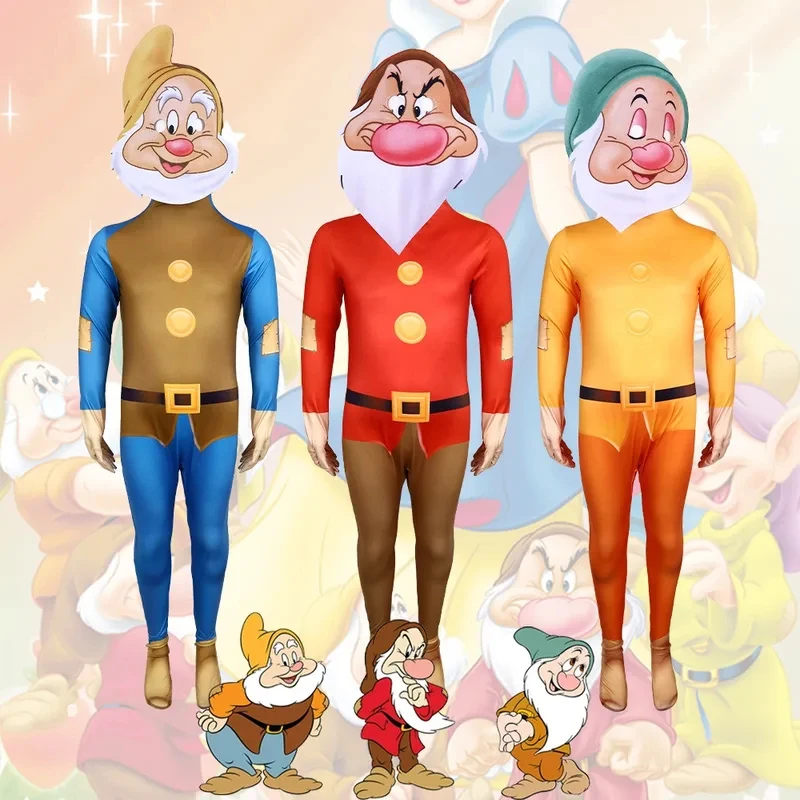 ❤️❤️❤️Seven Dwarfs Costume Adult Happy Bashful Grumpy Fairy Tale Snow White Cosplay Halloween Party Jumpsuit Mask Suit ❤️⭐️❤️
❤️❤️❤️Seven Dwarfs Costume Adult Happy Bashful Grumpy Fairy Tale Snow White Cosplay Halloween Party Jumpsuit Mask Suit ❤️⭐️❤️