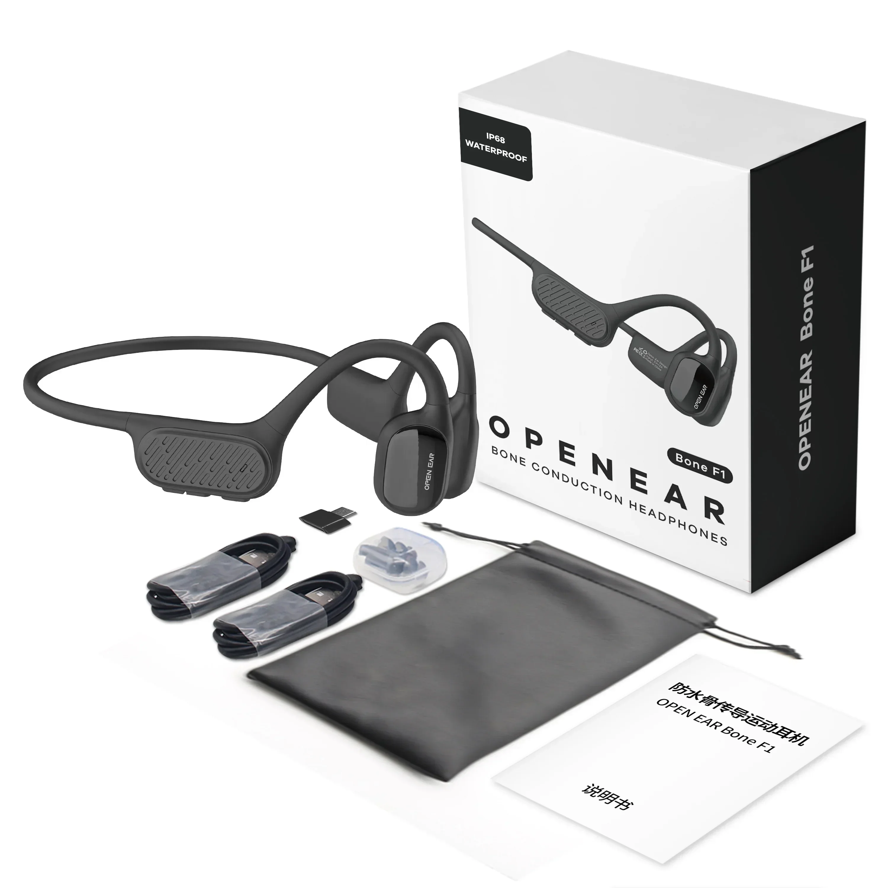 ALOVA New Product IP68 Swimming Headphones Wireless Bluetooth Earphone Bone Conduction Headset For Sport
ALOVA New Product IP68 Swimming Headphones Wireless Bluetooth Earphone Bone Conduction Headset For Sport