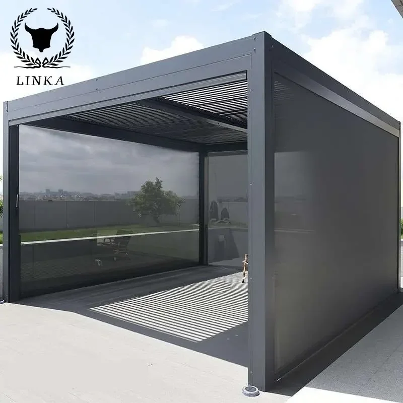 Custom arbor size W2.7xL2.7xH2.5m Top electric flip shutter+LED light strip+side electric roller shutter x4p
Custom arbor size W2.7xL2.7xH2.5m Top electric flip shutter+LED light strip+side electric roller shutter x4p