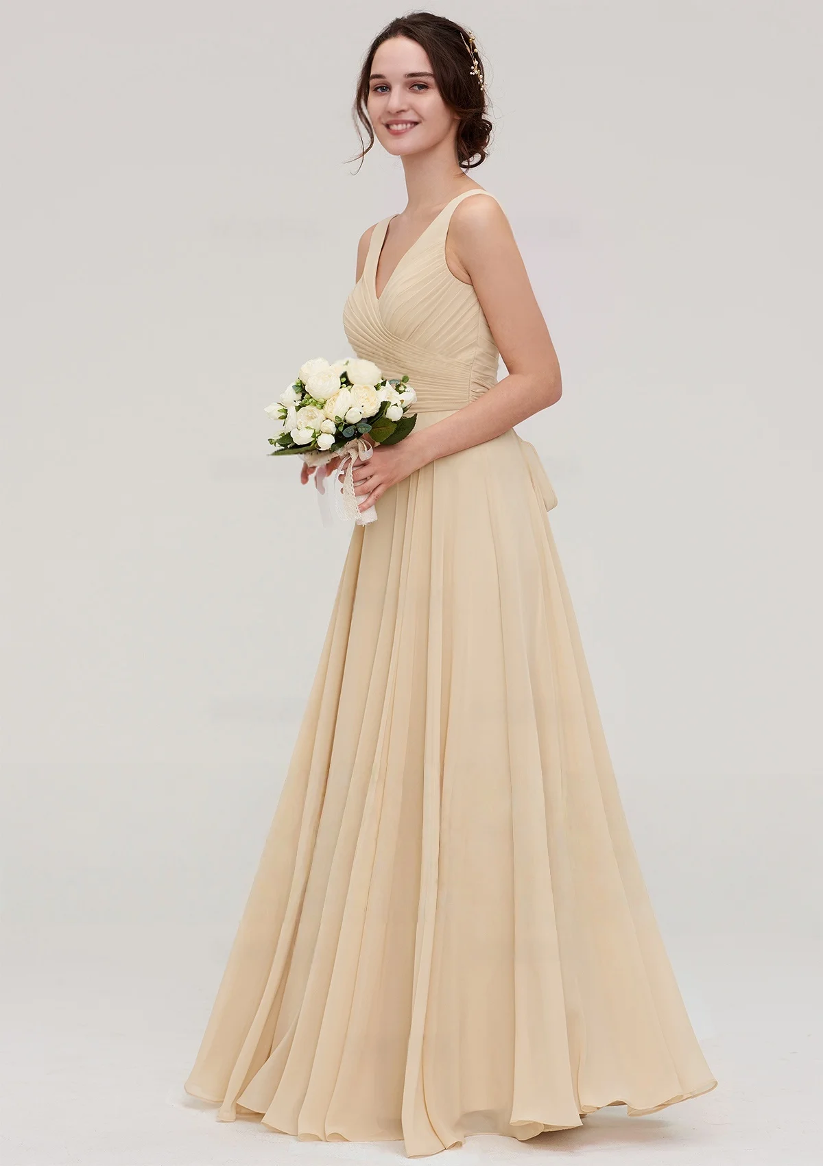 V Neck Sleeveless Pleated Elegant Bridesmaid Dresses Evening Elegant Party Dresses Wedding Party Formal Prom Lace Up Back
V Neck Sleeveless Pleated Elegant Bridesmaid Dresses Evening Elegant Party Dresses Wedding Party Formal Prom Lace Up Back