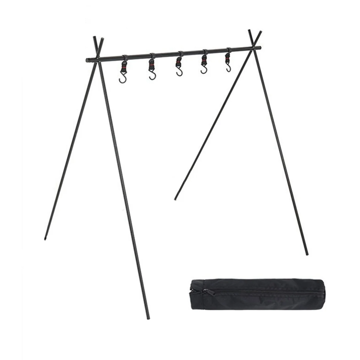 ABME Outdoor Aluminum Portable Camping Rack Folding Ultra-Light Camping Tripod Travel Sundries Hanger 61x100x105cm
ABME Outdoor Aluminum Portable Camping Rack Folding Ultra-Light Camping Tripod Travel Sundries Hanger 61x100x105cm