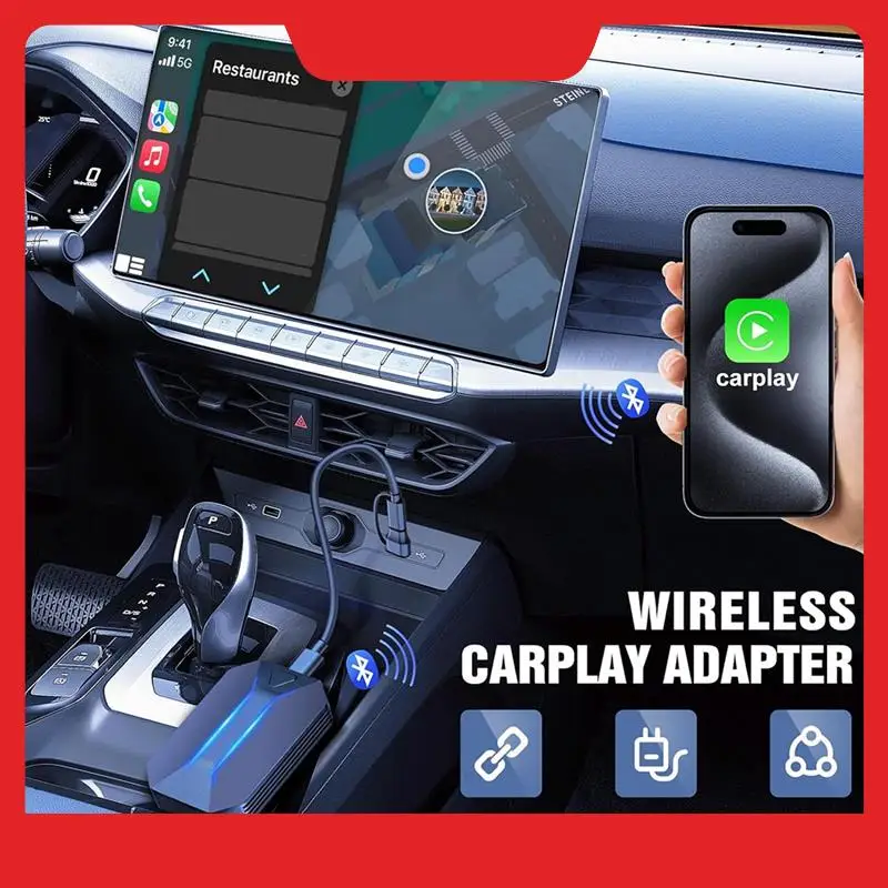 Проводной к беспроводному адаптеру Carplay для автомобильной стереосистемы с адаптером приемника Type C Plug And Play Wi-Fi Bluetooth 5.3 AI Box
Проводной к беспроводному адаптеру Carplay для автомобильной стереосистемы с адаптером приемника Type C Plug And Play Wi-Fi Bluetooth 5.3 AI Box