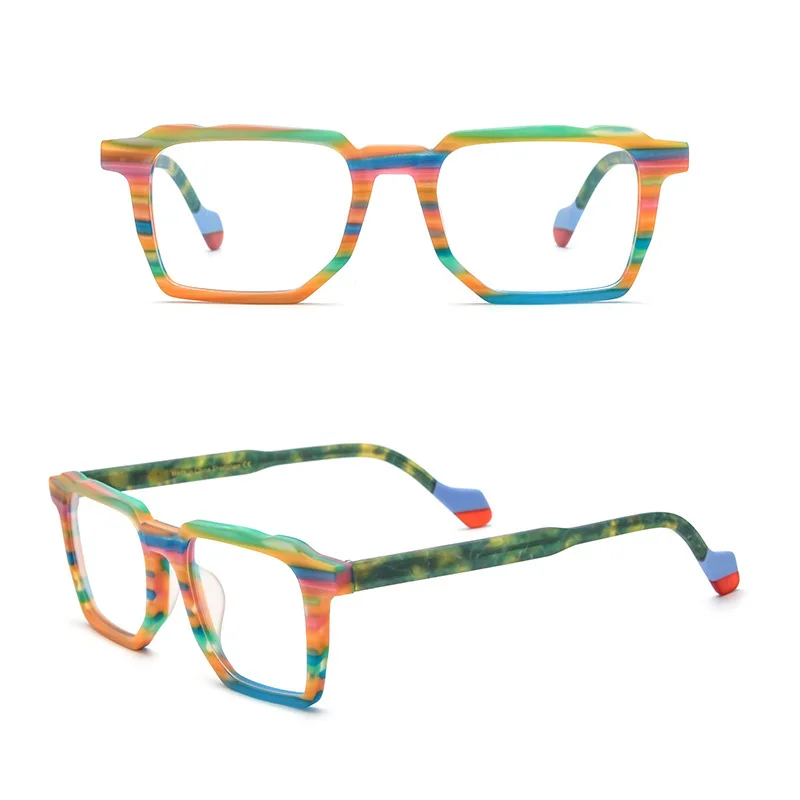 Belight Optical Women Colorful Square Shape Acetate Vintage Retro Design Spectacle Frame Eyeglasses Precription Lens 19287
Belight Optical Women Colorful Square Shape Acetate Vintage Retro Design Spectacle Frame Eyeglasses Precription Lens 19287