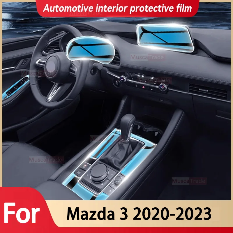 For Mazda 3 2020-2023 Car Interior Center Console Screen Protective Film Anti-scratch Repair film Sticker Accessories
For Mazda 3 2020-2023 Car Interior Center Console Screen Protective Film Anti-scratch Repair film Sticker Accessories