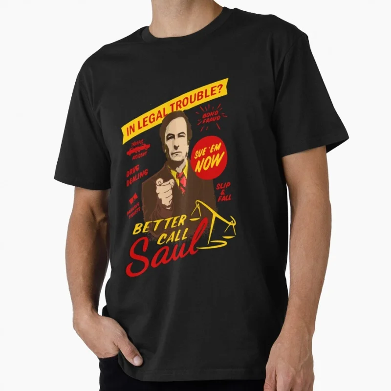 BETTER CALL SAUL! Vintage Crime Movie Breaking Bad Gift t shirt Men's O-Neck Short Sleeve Graphic clothes All size tee S-6XL
BETTER CALL SAUL! Vintage Crime Movie Breaking Bad Gift t shirt Men's O-Neck Short Sleeve Graphic clothes All size tee S-6XL