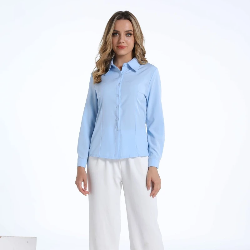 Women's Elegant Blouse Women Fashion Korean Reviews Many Girls Clothes Long Sleeved Blouses Single Breasted Solid Women's Shirt
Women's Elegant Blouse Women Fashion Korean Reviews Many Girls Clothes Long Sleeved Blouses Single Breasted Solid Women's Shirt