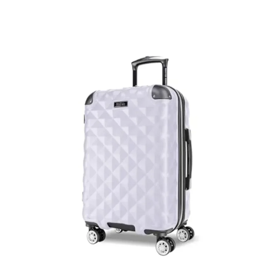 Diamond Tower Collection lightweight hardside expandable 8-wheel spinner luggage for travel, black, scratch-resistant polycarbo
Diamond Tower Collection lightweight hardside expandable 8-wheel spinner luggage for travel, black, scratch-resistant polycarbo