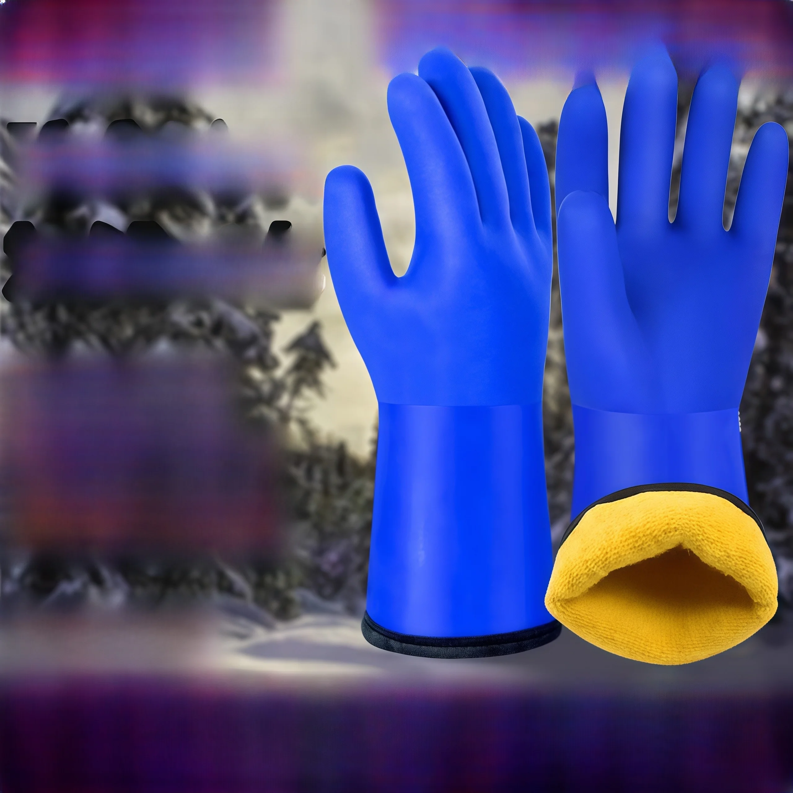 Водонепроницаемые перчатки из каучука с флисовой подкладкой для зимних работ в холодных условиях, для работы на открытом воздухе, ремонта и обслуживания автомобилей, прочные, с эластичной манжетой
Водонепроницаемые перчатки из каучука с флисовой подкладкой для зимних работ в холодных условиях, для работы на открытом воздухе, ремонта и обслуживания автомобилей, прочные, с эластичной манжетой