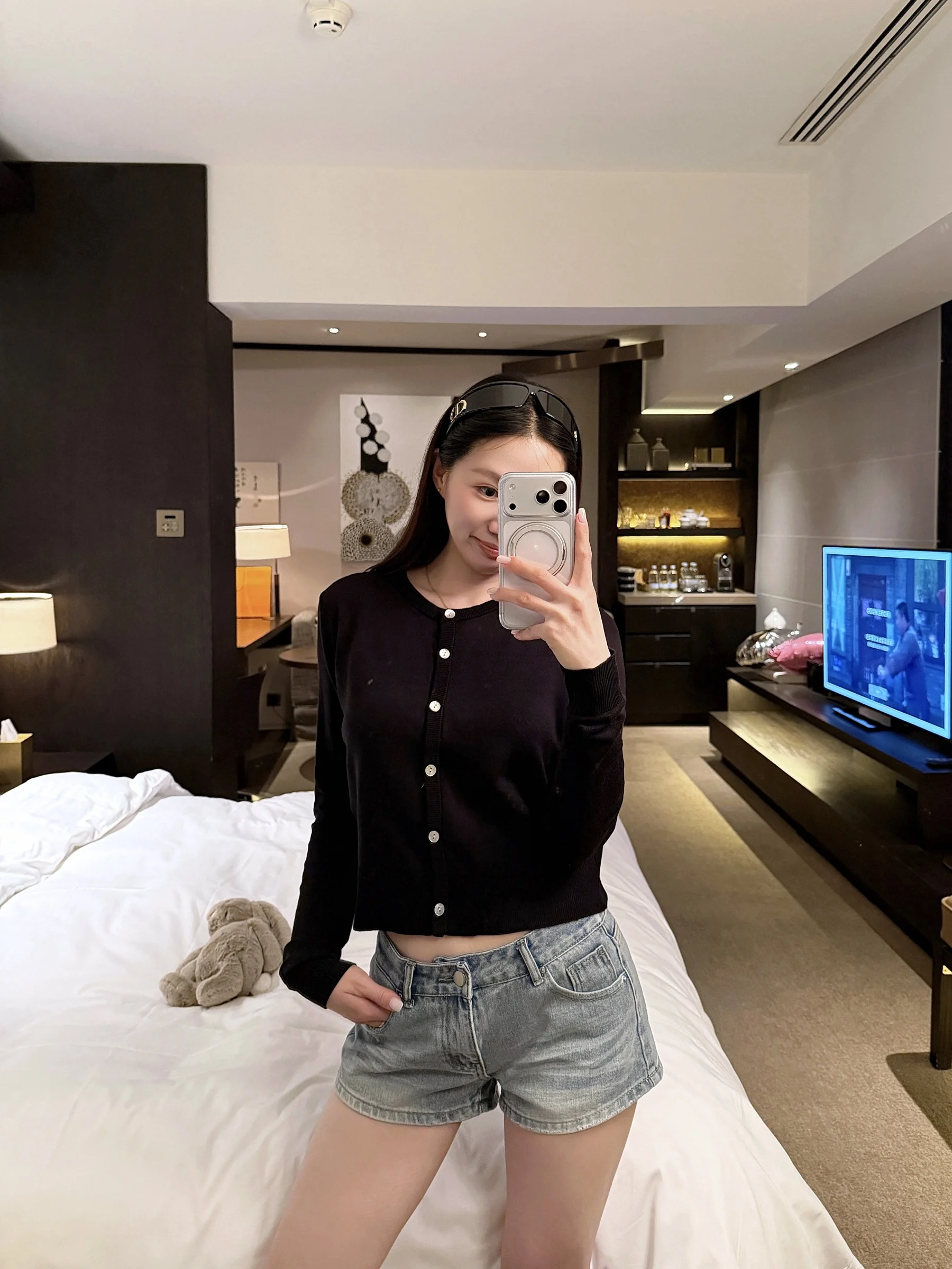Cassie Washed Light Blue American Style Women's Short Jeans Low Waist Straight Leg Slimming Hot Pants Casual Cotton Blend
Cassie Washed Light Blue American Style Women's Short Jeans Low Waist Straight Leg Slimming Hot Pants Casual Cotton Blend