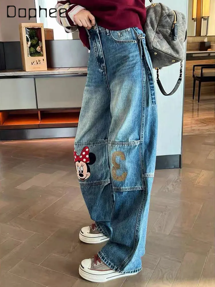 European Printed Cartoon Scimitar Casual Trousers 2025 Spring New High-waisted and Thin Straight Jeans Women Jeans Woman
European Printed Cartoon Scimitar Casual Trousers 2025 Spring New High-waisted and Thin Straight Jeans Women Jeans Woman