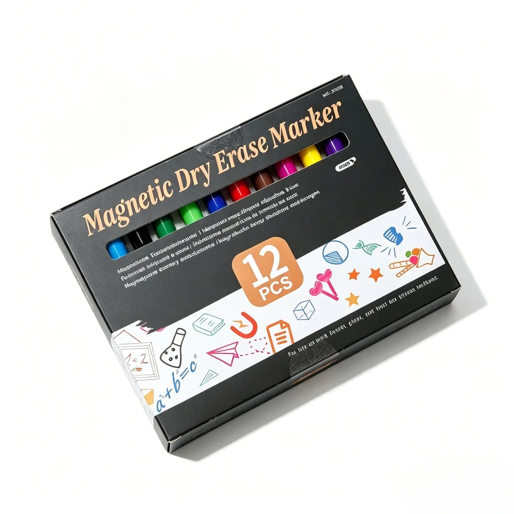12 Colors Magnetic Whiteboard Markers - Dry Erase Markers with Eraser & Magnet for Classroom Teaching Office School Supplies
12 Colors Magnetic Whiteboard Markers - Dry Erase Markers with Eraser & Magnet for Classroom Teaching Office School Supplies
