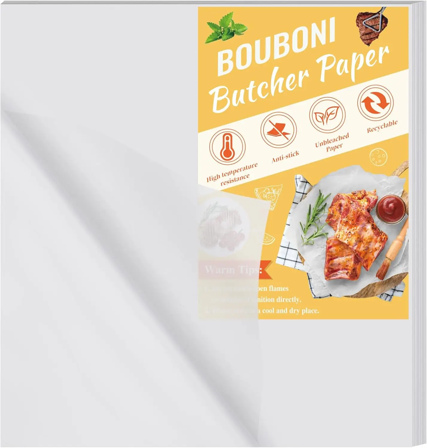 100 Precut Butcher Paper Sheets 15x15 Inch for Sublimation, Meat Wrapping, and Art Projects
100 Precut Butcher Paper Sheets 15x15 Inch for Sublimation, Meat Wrapping, and Art Projects