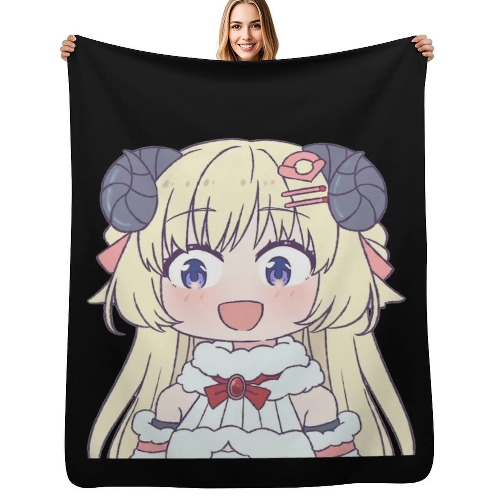 Tsunomaki Watame Throw Blanket Plush Fuzzy Cozy Blanket for Couch Sofa
Tsunomaki Watame Throw Blanket Plush Fuzzy Cozy Blanket for Couch Sofa