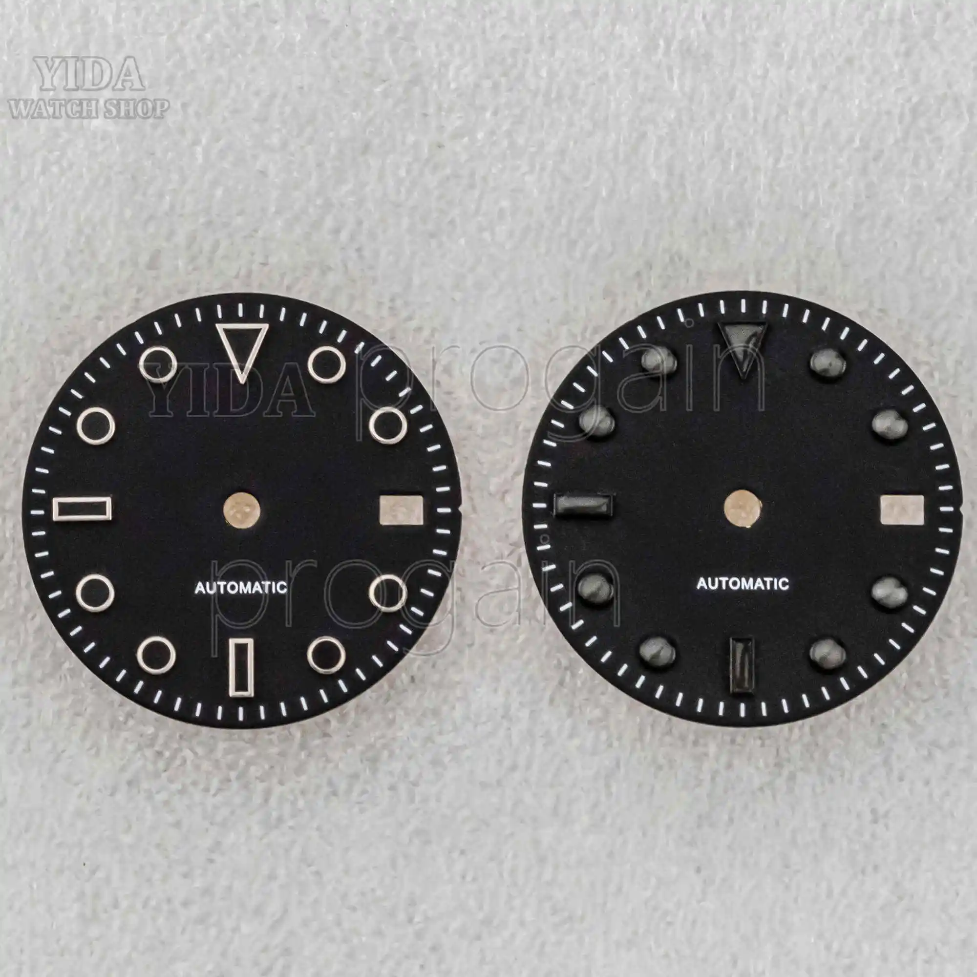 NH35 Dial Green Luminous Watch Faces 28.5mm Single/Double Calendar Dial fit NH34 NH35 NH36 Movement SUB GMT Watch Accessories
NH35 Dial Green Luminous Watch Faces 28.5mm Single/Double Calendar Dial fit NH34 NH35 NH36 Movement SUB GMT Watch Accessories