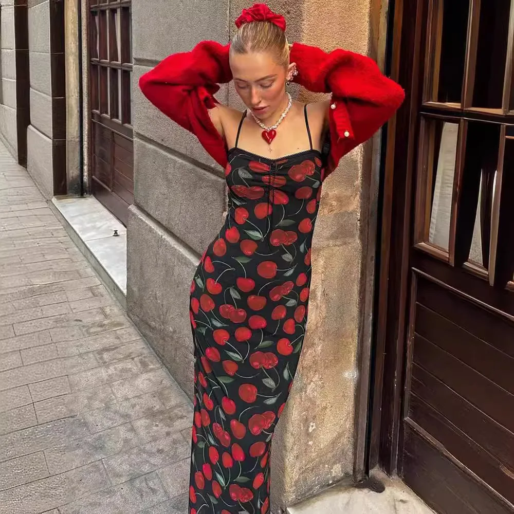 Women Clothes Fresh and Sweet Fashion Temperament Flower Dress 2024 Summer New Girl Print Slimp Elegant Halter Dress
Women Clothes Fresh and Sweet Fashion Temperament Flower Dress 2024 Summer New Girl Print Slimp Elegant Halter Dress