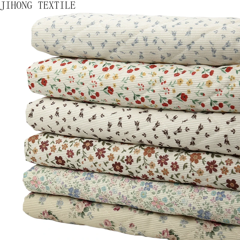0.5m/1m/2m Vintage Quilted Fabric Clip Cotton Floral Print Winter Coats Makeup Bags Korean Style DIY Handmade Sewing Material
0.5m/1m/2m Vintage Quilted Fabric Clip Cotton Floral Print Winter Coats Makeup Bags Korean Style DIY Handmade Sewing Material