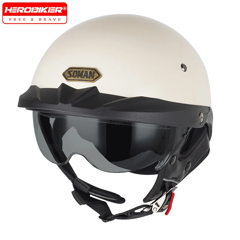 Motorcycle Helmet DOT Certification Open Face Half Helmet Four Seasons Universal Male and Female Safety Cap Scooter Capacetes
Motorcycle Helmet DOT Certification Open Face Half Helmet Four Seasons Universal Male and Female Safety Cap Scooter Capacetes