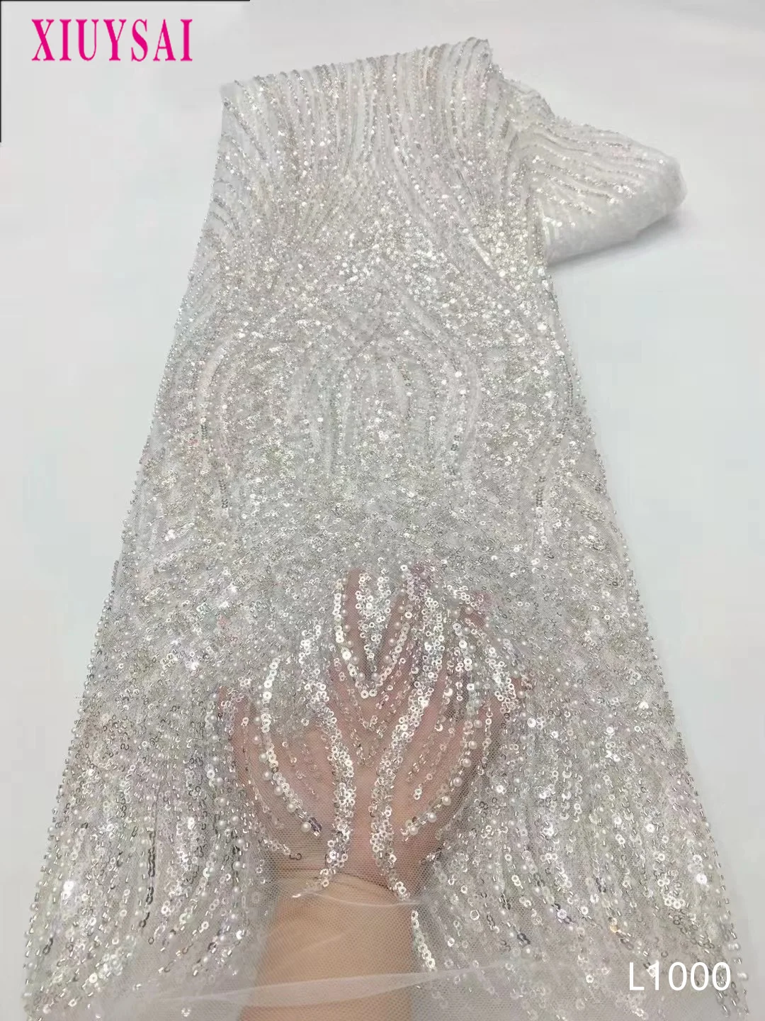 2025 Sexy white High Quality African Lace Fabric 3D Sequins Mesh Luxury Handmade Heavy bead Embroidered Tulle Fabric for Dresses
2025 Sexy white High Quality African Lace Fabric 3D Sequins Mesh Luxury Handmade Heavy bead Embroidered Tulle Fabric for Dresses