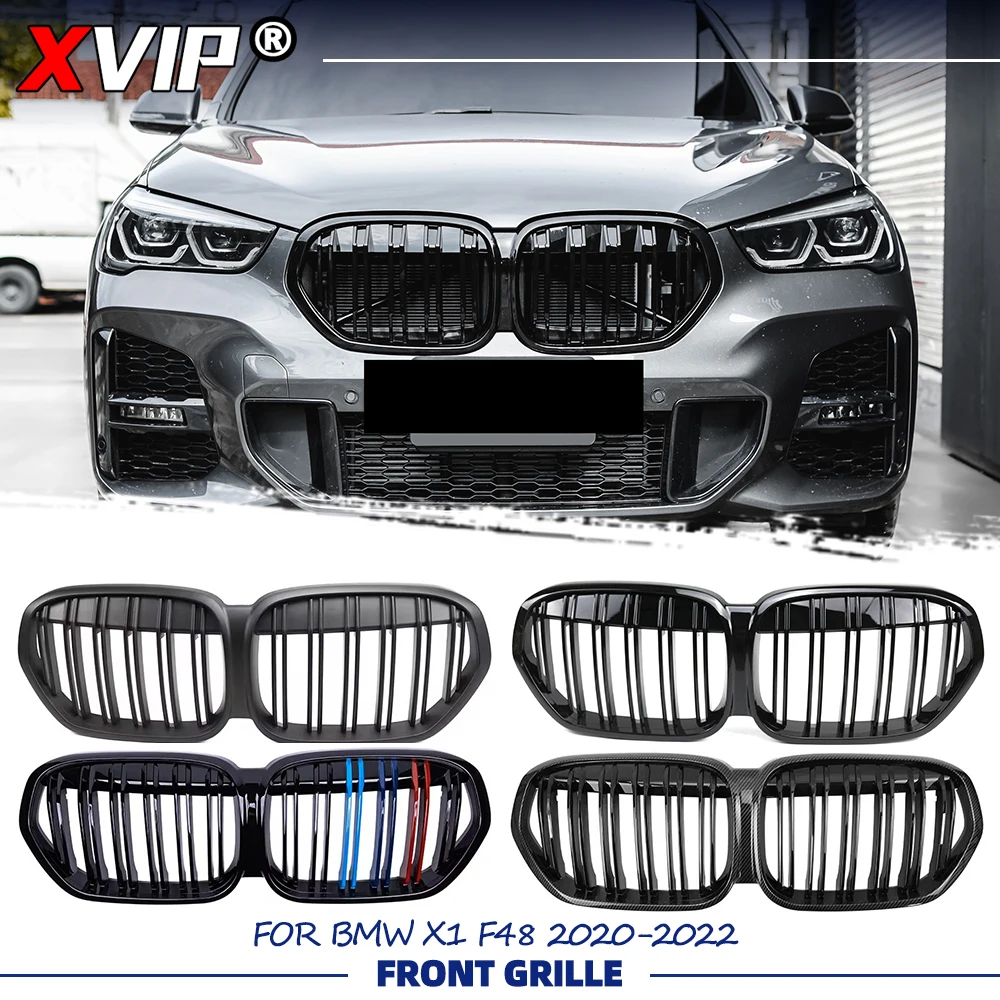 XVIP Double Line Style Front Bumper Racing Grille Black For BMW X1 F48 2020-2022 Glossy M-Color Car Front Grill Replacement
XVIP Double Line Style Front Bumper Racing Grille Black For BMW X1 F48 2020-2022 Glossy M-Color Car Front Grill Replacement