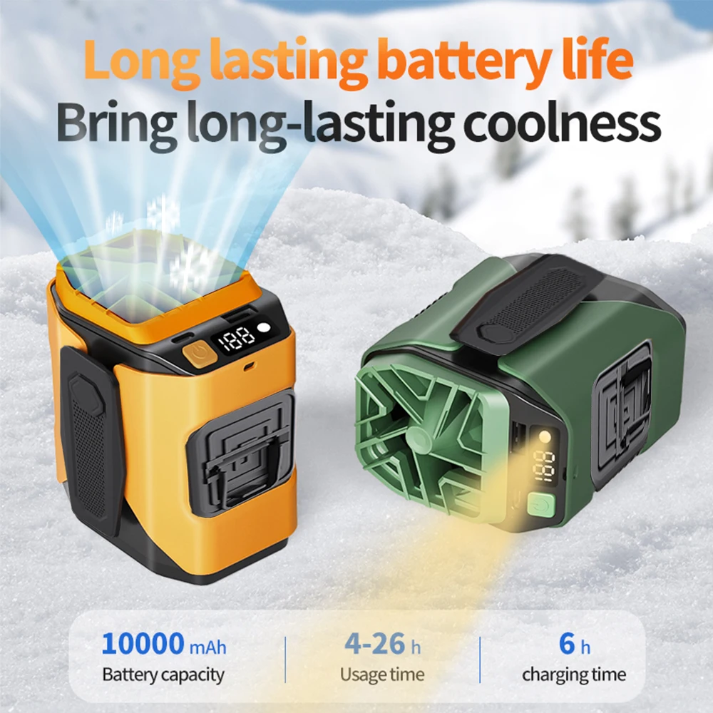 10000mAh Waist Clip Fan Portable Mini Hanging Neck Fan USB Rechargeable Fan Small Outdoor Camping Waist Fan with Power Bank
10000mAh Waist Clip Fan Portable Mini Hanging Neck Fan USB Rechargeable Fan Small Outdoor Camping Waist Fan with Power Bank
