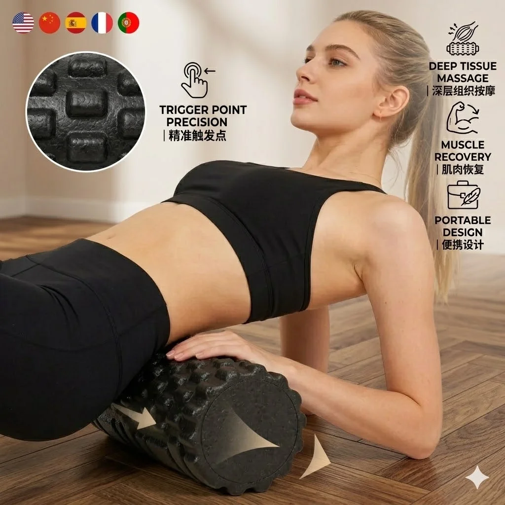 33cm EPP Foam Roller Yoga Massage Grid Deep Tissue Muscle Recovery Gym Home Fitness Exercise Pilates Therapy Back Massager Tools
33cm EPP Foam Roller Yoga Massage Grid Deep Tissue Muscle Recovery Gym Home Fitness Exercise Pilates Therapy Back Massager Tools