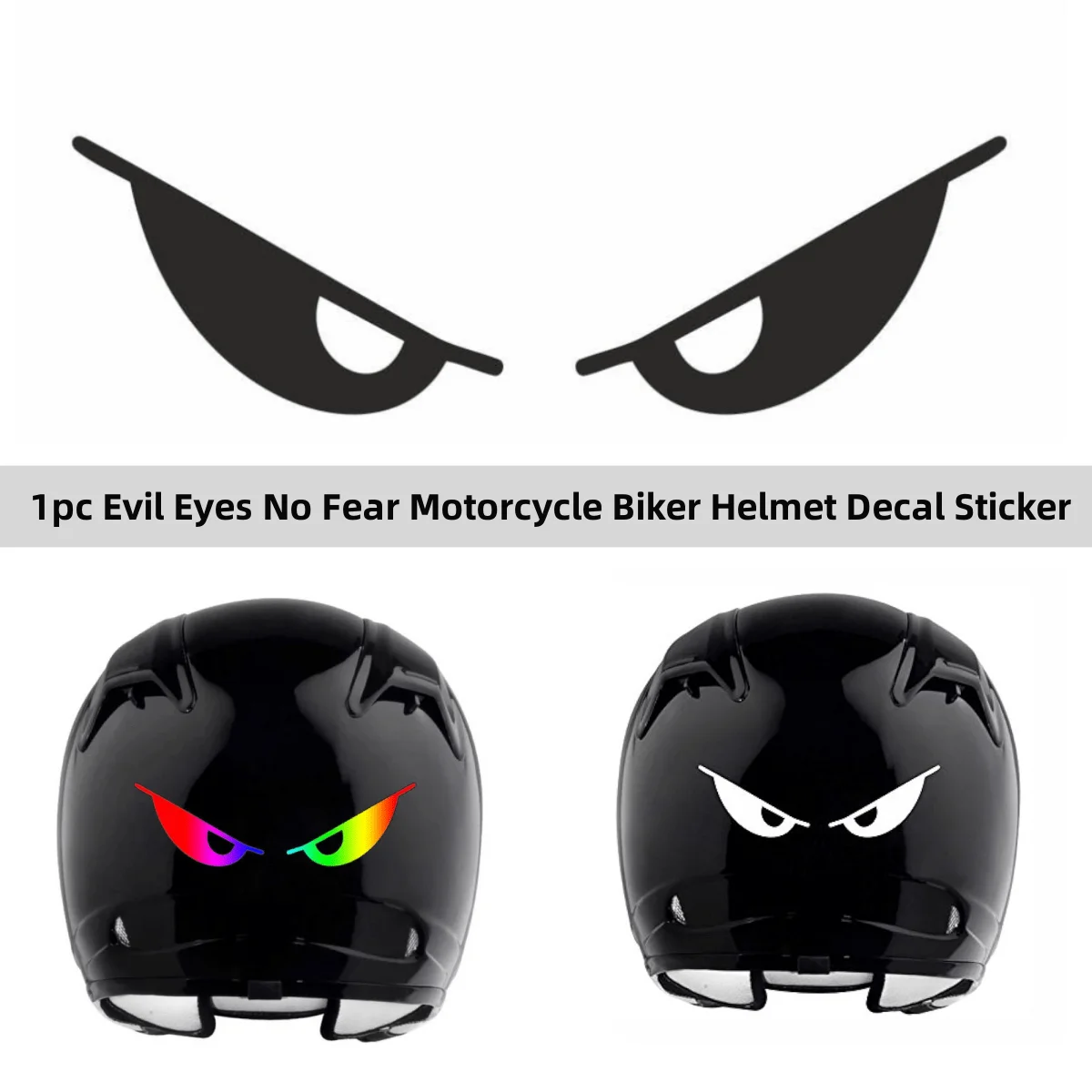 Halloween Sticker Featuring an Evil Eye Dreadnought Motorcycle Rider Helmet Decal
Halloween Sticker Featuring an Evil Eye Dreadnought Motorcycle Rider Helmet Decal