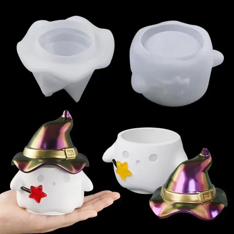 2026-Halloween Ghost Wizard Jar Silicone Mold Set with Lid for Epoxy Resin Craft DIY Jewelry Candy Container Storage Molds
2026-Halloween Ghost Wizard Jar Silicone Mold Set with Lid for Epoxy Resin Craft DIY Jewelry Candy Container Storage Molds