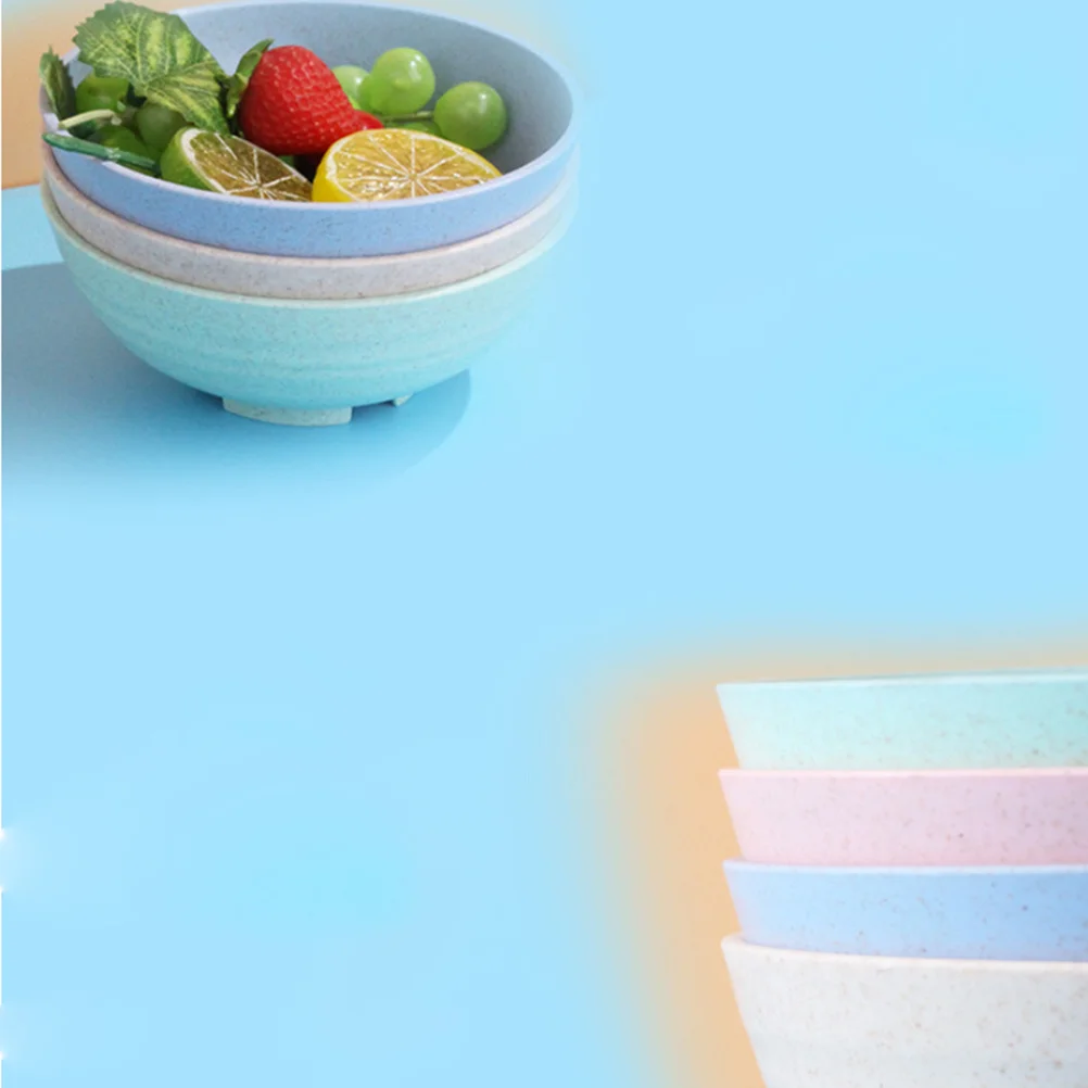 4pcs Wheat Straw Noodle Bowl 10.5X5.5Cm Pink Lightweight Kitchen Instant Noodle Rice Storage Salad Mixing Bowl For Home
4pcs Wheat Straw Noodle Bowl 10.5X5.5Cm Pink Lightweight Kitchen Instant Noodle Rice Storage Salad Mixing Bowl For Home
