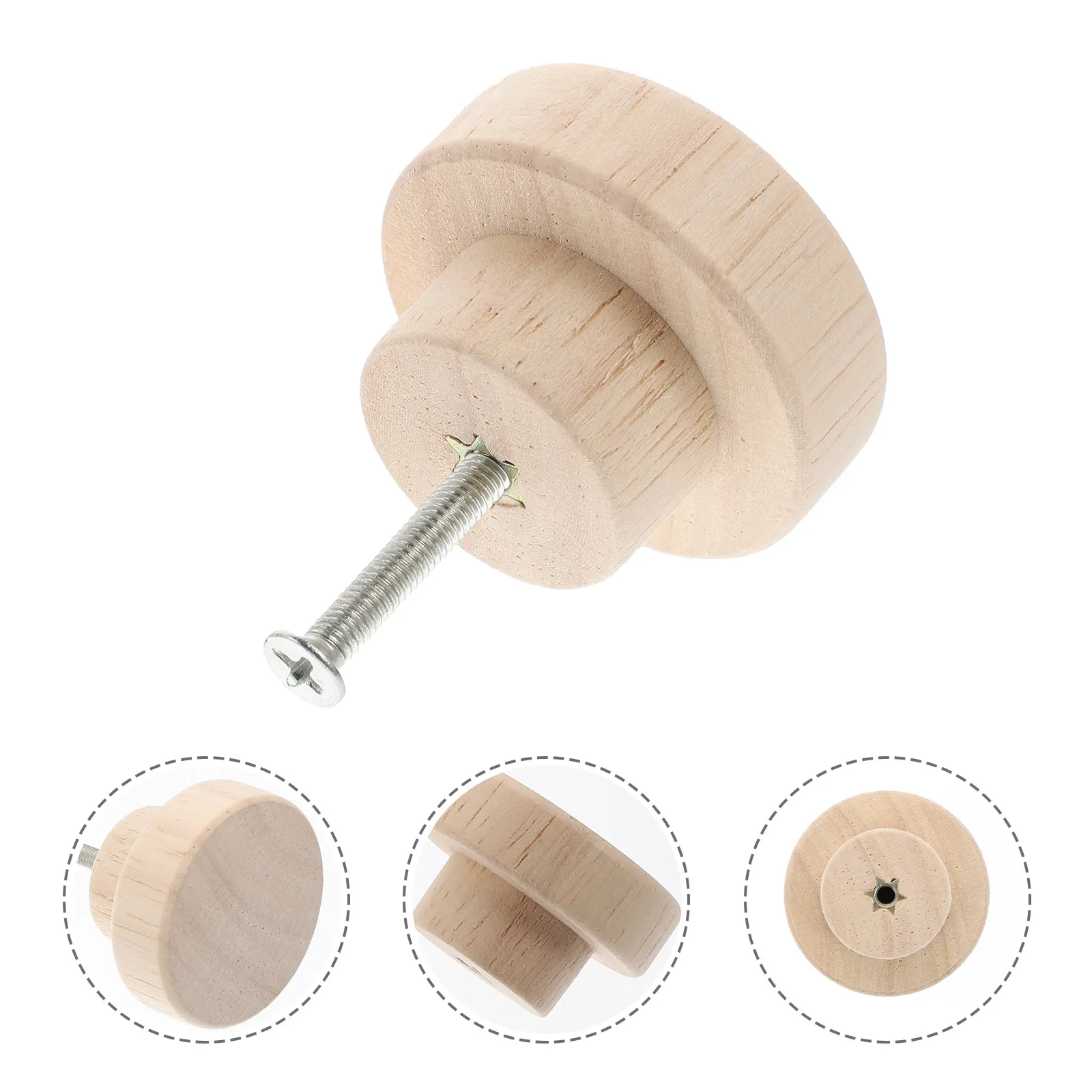 8Pcs Wooden Drawer Handles Round Nordic Style Cabinet Pull Knobs for Dressers Wardrobes Cabinets Doors Hotels Restaurants Home
8Pcs Wooden Drawer Handles Round Nordic Style Cabinet Pull Knobs for Dressers Wardrobes Cabinets Doors Hotels Restaurants Home