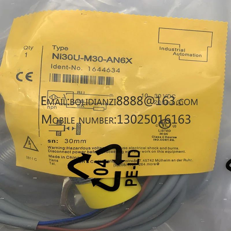 New proximity switch sensorNI30U-EM30WN-VP6X-H1141 NI30U-EM30WN-VN6X-H1141
New proximity switch sensorNI30U-EM30WN-VP6X-H1141 NI30U-EM30WN-VN6X-H1141
