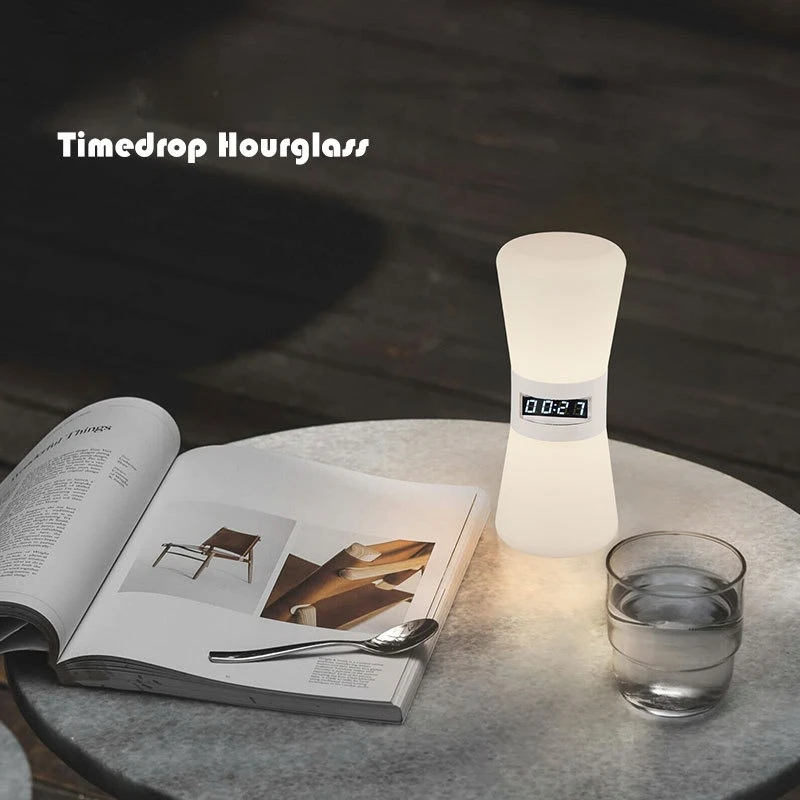 Glow Hourglass Timer Clock with Night Light USB-C Charging Bedside Mood Lamp for Office Desk Decor Creative Portable Night Light
Glow Hourglass Timer Clock with Night Light USB-C Charging Bedside Mood Lamp for Office Desk Decor Creative Portable Night Light