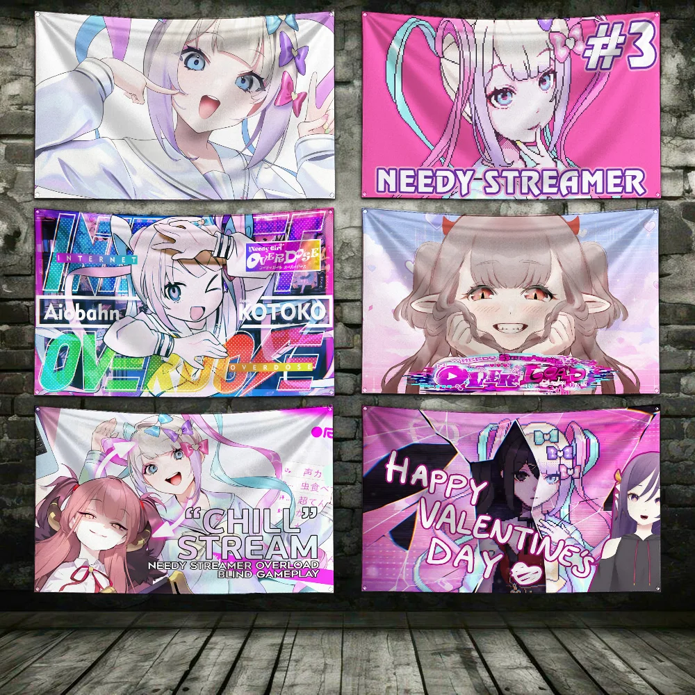 Needy Streamer Overload Flag Polyester Digital Printing 4 Sizes for Garage Wall Art Out Door Decoration With Brass Grommets
Needy Streamer Overload Flag Polyester Digital Printing 4 Sizes for Garage Wall Art Out Door Decoration With Brass Grommets