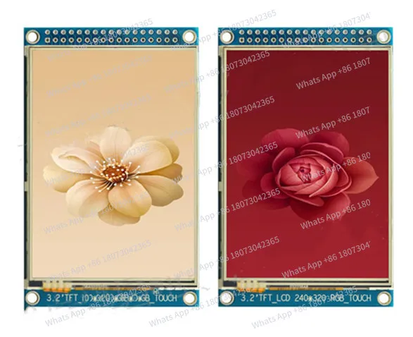 3.2 inch 34P LCD Screen Module with Touch Panel ILI9341 ST7789 Drive IC XPT2046 IC 16Bit Parallel Interface 240(RGB)*320
3.2 inch 34P LCD Screen Module with Touch Panel ILI9341 ST7789 Drive IC XPT2046 IC 16Bit Parallel Interface 240(RGB)*320