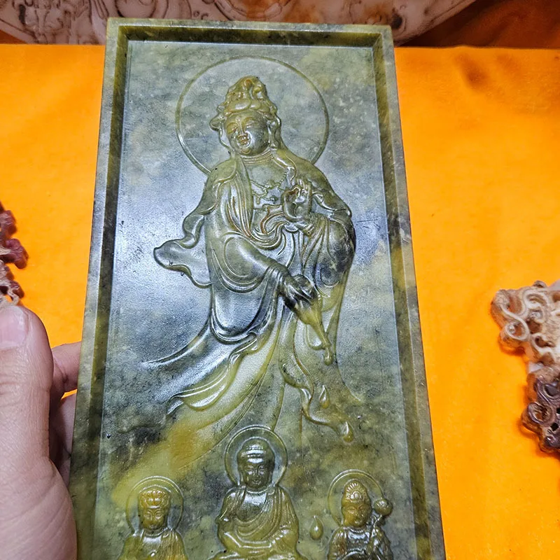 Antique Jade Four Divine Beasts Suzaku Xuanwu Qinglong White Tiger Pendant Imitation Jade Guanyin Plaque Jadeite
Antique Jade Four Divine Beasts Suzaku Xuanwu Qinglong White Tiger Pendant Imitation Jade Guanyin Plaque Jadeite