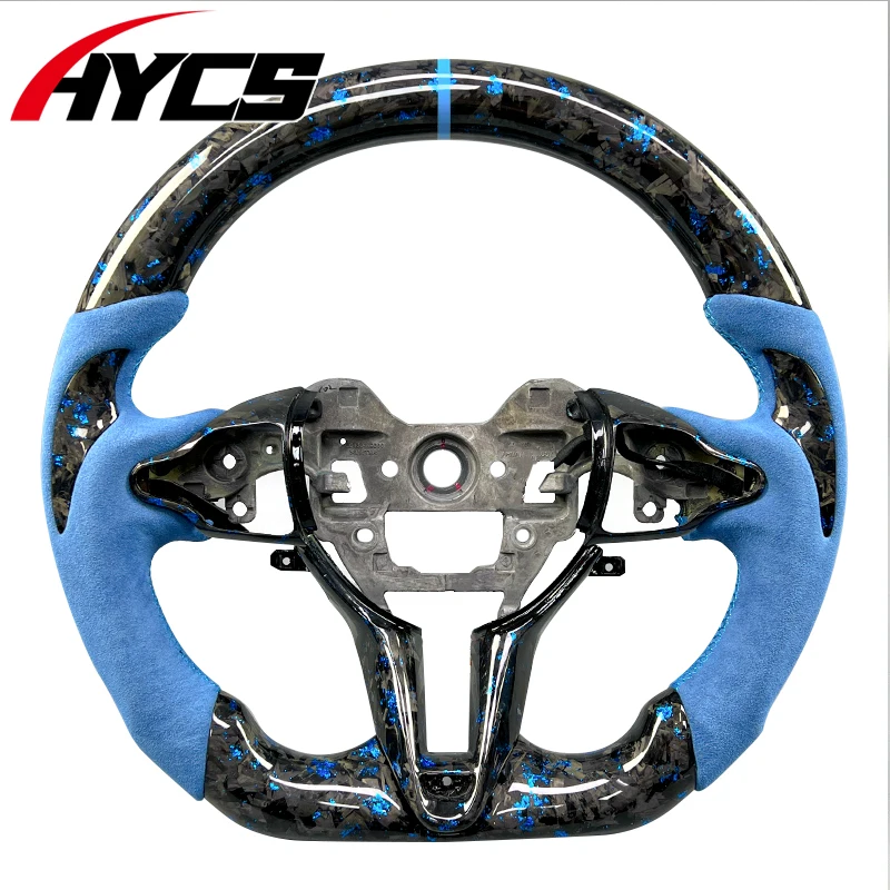 For Hyundai Elantra N I30N I20N Kona N Car Accessories LED RPM Forged Carbon Fiber Steering Wheel Can Heating Without airbags
For Hyundai Elantra N I30N I20N Kona N Car Accessories LED RPM Forged Carbon Fiber Steering Wheel Can Heating Without airbags