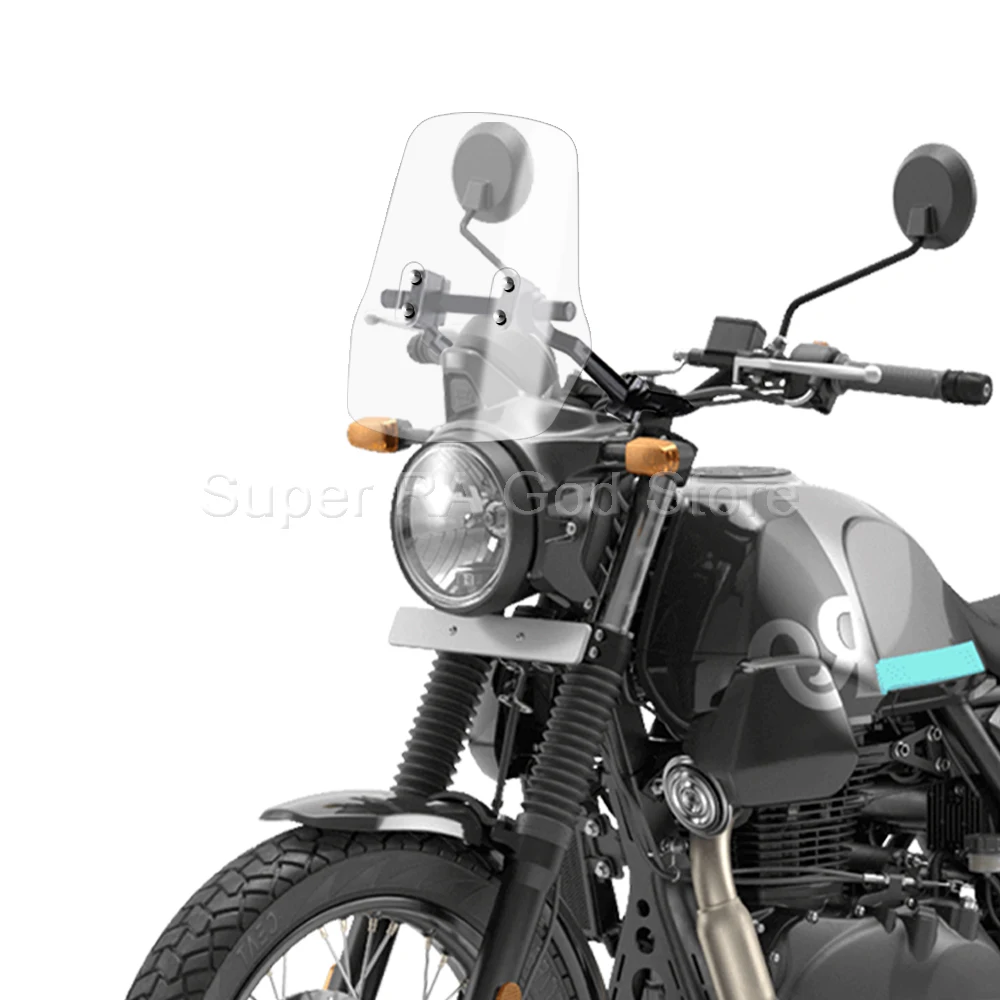 For Royal Enfield Scram 411 2022-2023 Adventure motorcycle front windshield with 12mm navigation bracket tube
For Royal Enfield Scram 411 2022-2023 Adventure motorcycle front windshield with 12mm navigation bracket tube