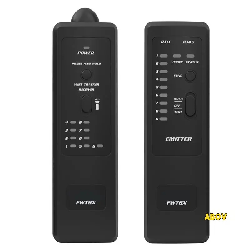 Сетевой кабельный трекер FWT8X, тонер для проводов RJ45 RJ11, Ethernet, локальный трекер, анализатор, детектор, тестер поиска линий
Сетевой кабельный трекер FWT8X, тонер для проводов RJ45 RJ11, Ethernet, локальный трекер, анализатор, детектор, тестер поиска линий