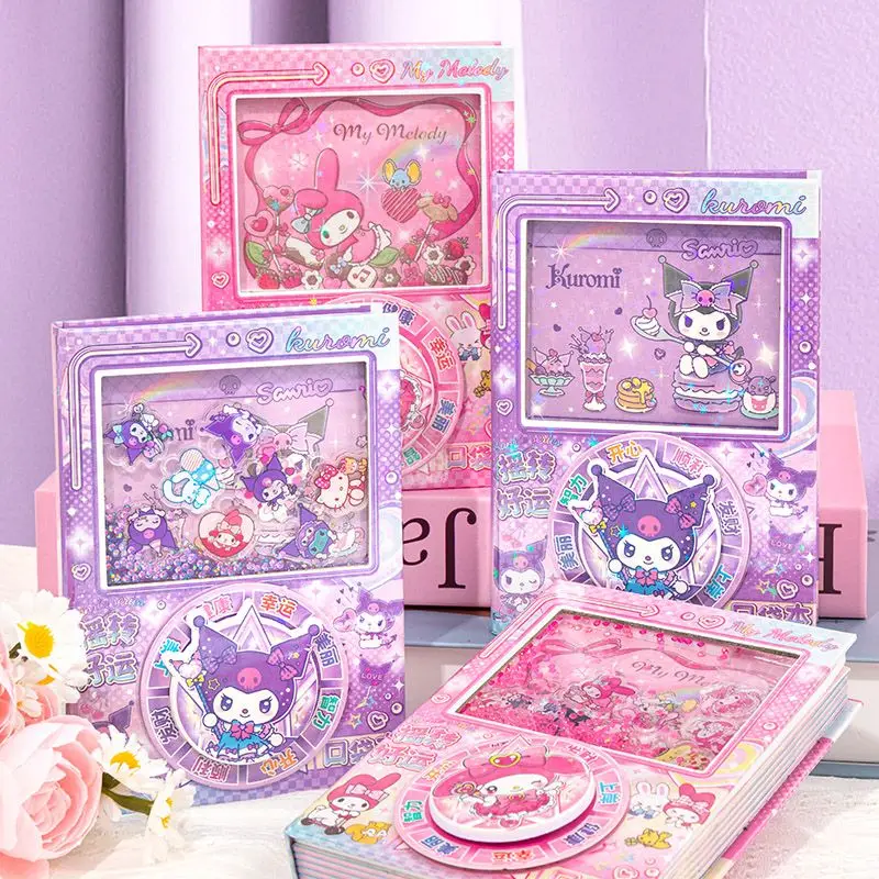 Веселый и креативный блокнот Sanrio с милым мультяшным качающимся тетрадью Kuromi Melody, трансформируемые и качающиеся студенческие учебники
Веселый и креативный блокнот Sanrio с милым мультяшным качающимся тетрадью Kuromi Melody, трансформируемые и качающиеся студенческие учебники