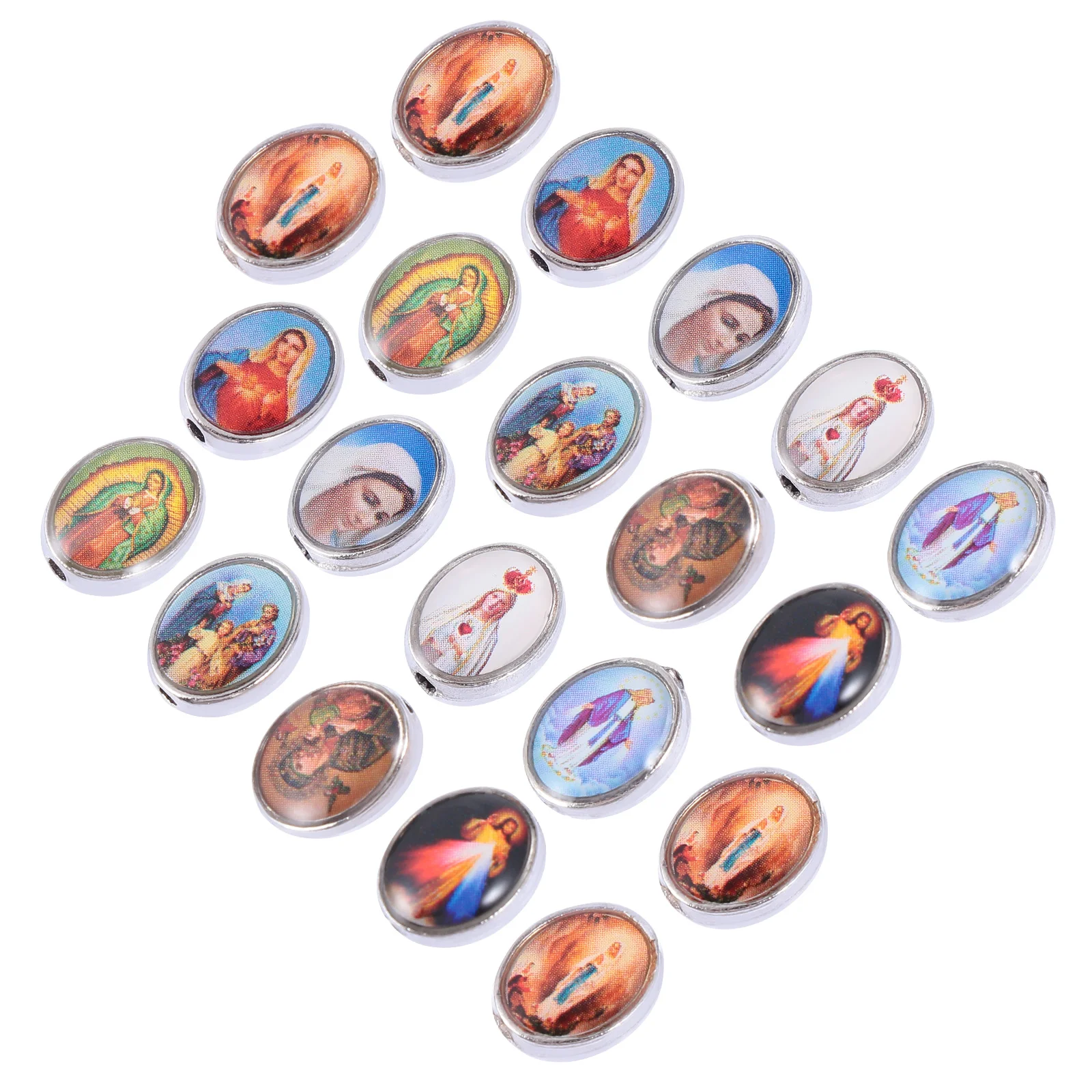 40 Pcs Religious Figure Jewelry Alloy Fitting Bangle Character Accessories Necklace Floral Stickers Bracelet
40 Pcs Religious Figure Jewelry Alloy Fitting Bangle Character Accessories Necklace Floral Stickers Bracelet