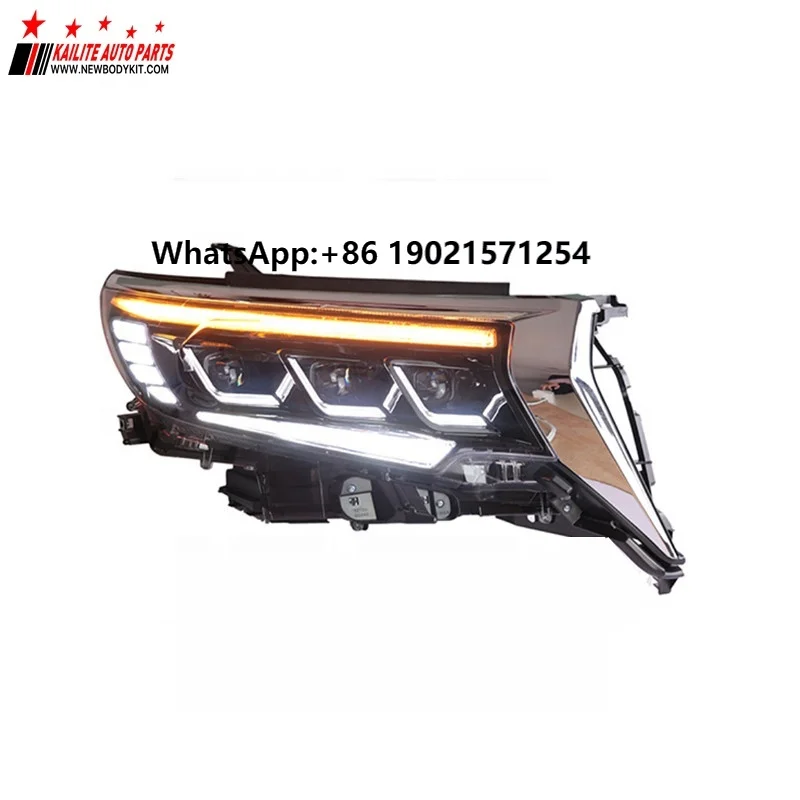 KLT Car Accessories Car Led Headlight 3 Angel Eyes Led Lens for for PRADO FJ150 2018 with LED DRL Headlamp
KLT Car Accessories Car Led Headlight 3 Angel Eyes Led Lens for for PRADO FJ150 2018 with LED DRL Headlamp