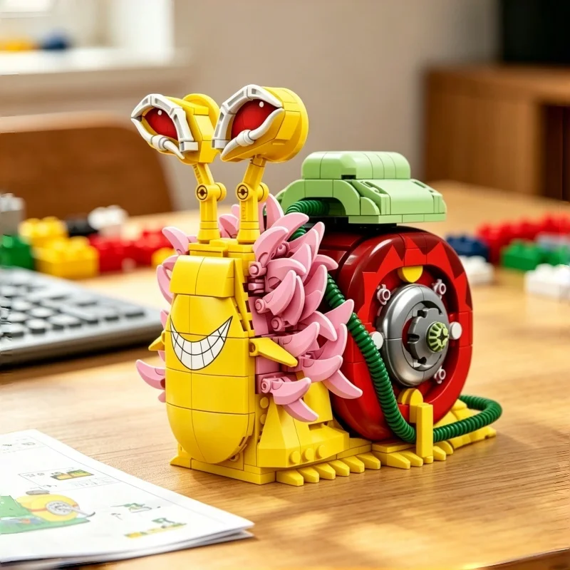 Creative Snail Den Den Mushi Building Blocks Model Assemble Bricks Desktop Ornament Collectible Toy Gift
Creative Snail Den Den Mushi Building Blocks Model Assemble Bricks Desktop Ornament Collectible Toy Gift