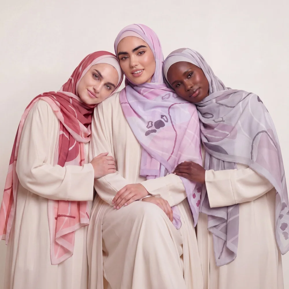 Fashion Water Wave Geometric Print Chiffon Hijab Scarf Women Islamic Muslim Scarves Wraps Lady Echarpe Breathable Foulard Hijabs
Fashion Water Wave Geometric Print Chiffon Hijab Scarf Women Islamic Muslim Scarves Wraps Lady Echarpe Breathable Foulard Hijabs