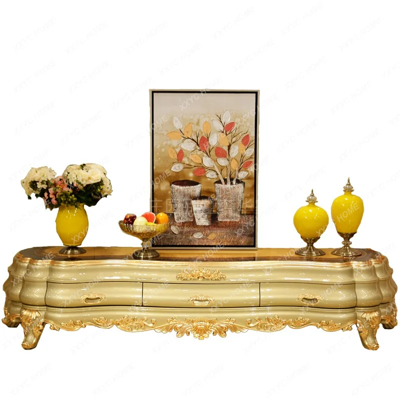 TV Cabinet 2.4 M French Solid Wood TV Cabinet 2.2M Villa Luxury High-End Living Room Combination Floor Cabinet
TV Cabinet 2.4 M French Solid Wood TV Cabinet 2.2M Villa Luxury High-End Living Room Combination Floor Cabinet