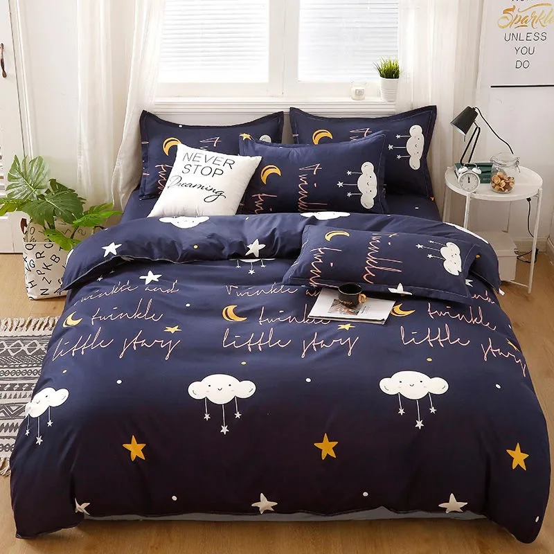 Cartoon Style 3/4 Pcs Bedding Sets Duvet Cover 220*240 CM Bedding Cover Bedroom Double Bed Twin-bed Flower Leaf Home Textiles
Cartoon Style 3/4 Pcs Bedding Sets Duvet Cover 220*240 CM Bedding Cover Bedroom Double Bed Twin-bed Flower Leaf Home Textiles
