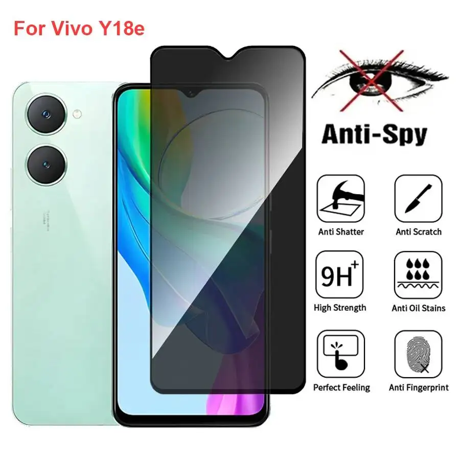 Vivo Y18e V2350 Anti Spy Privacy Tempered Glass Protector Compatible For Vivoy18e Full Cover Screen Phone Film
Vivo Y18e V2350 Anti Spy Privacy Tempered Glass Protector Compatible For Vivoy18e Full Cover Screen Phone Film